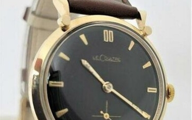Vintage 14k LeCOULTRE Winding Watch c.1960s Cal 480/CW*