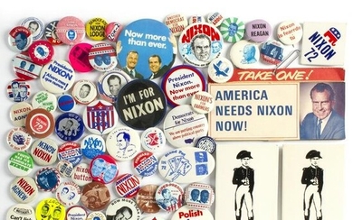 Vintage Lot of 75 Richard Nixon Various Campaign