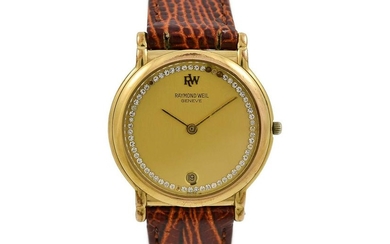 Vintage Raymond Weil Geneve 9145 Gold Plated Midsize