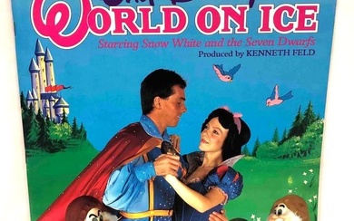 Vintage Walt Disney's World On Ice Starring Snow White & The Seven Dwarfs Souvenir Program 1988