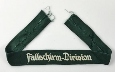 WW2 German Luftwaffe Fallschirmjager Cuff Title