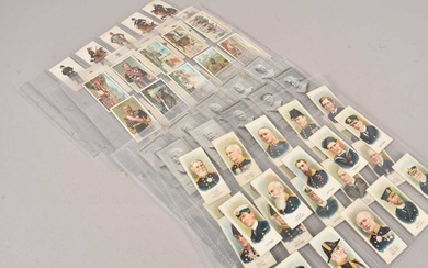 WWI Period Military Themed and Police Cigarette Card Sets (4)