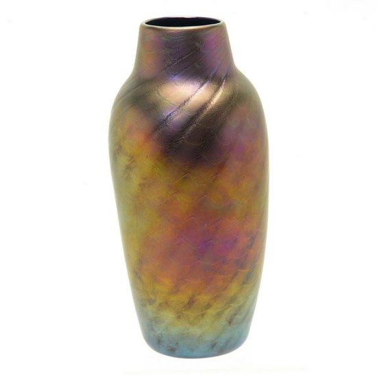Zellique Studios Iridescent Purple Glass Vase.