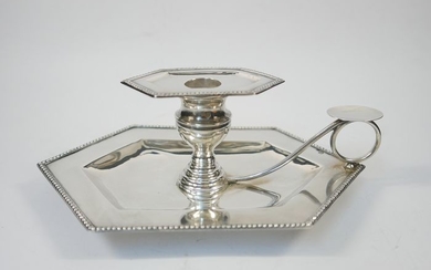 chamberstick - .833 silver - Portugal - Late 19th century
