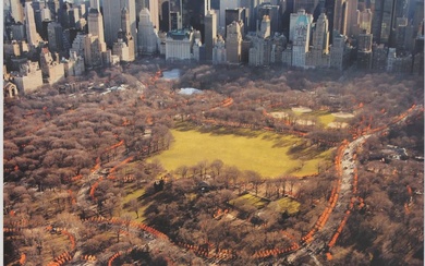 et Jeanne-Claude CHRISTO - Central Park New York : Aerial...