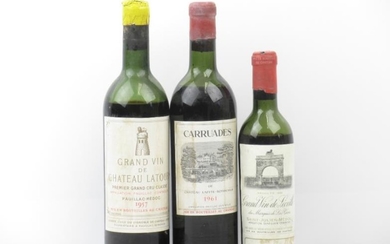 1 bottle of Chateau Latour 1957 Pauillac (vls, re-capsuled,...