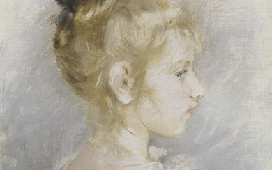 Berthe Morisot (1841-1895), Portrait de Blanche Pontillon