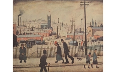 LAURENCE STEPHEN LOWRY, R.A. (1887-1976) View of a...