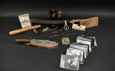 19TH C. FOUND & COLLECTED ITEMS OF WILLIAM WADE
