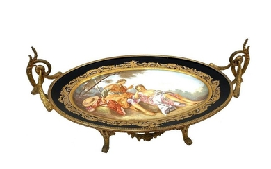 19th Century French Sevres Porcelain Centerpiece