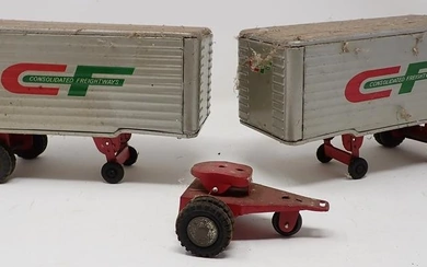 2 Consolidated Freightways Trailers