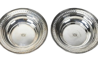 2 Tiffany & Co. Makers Sterling Silver Bowls