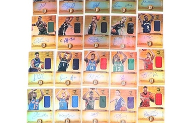 2015 NBA Basketball Panini "Gold Standard" Signed Relic Rookie Cards
