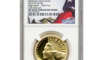 2019-W High Relief American Liberty Gold SP-70