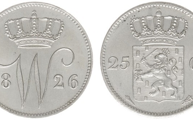 25 Cent 1826 U (Sch. 292) - UNC