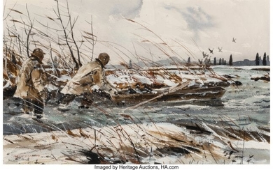 27042: Chet Reneson (American, b. 1934) The Winter Hunt
