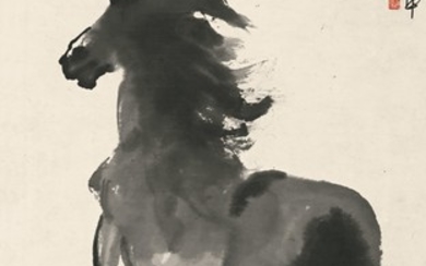 HORSE IN DEEP THOUGHT, Xu Beihong