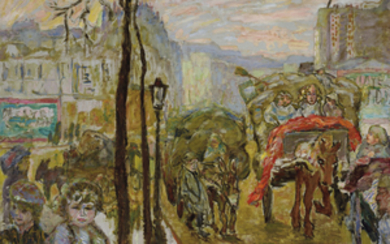 Pierre Bonnard (1867-1947), Les chiffonniers ou Le retour des halles