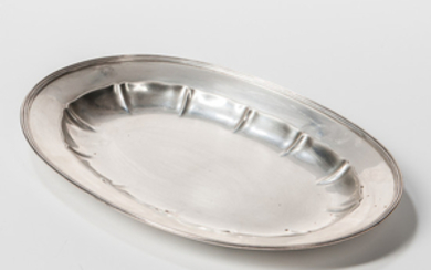 Arthur Stone Sterling Silver Oval Tray