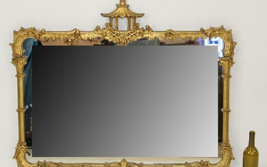 Chinese Chippendale style mirror