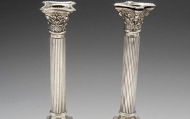 An early twentieth century pair of matched silver