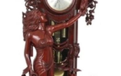Monumental Figural Grandfather Clock