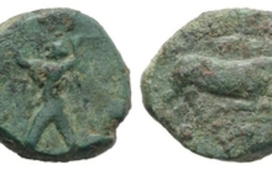 Northern Lucania, Poseidonia, c. 350-290 BC. Æ (15mm, 3.99g, 6h)....