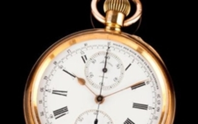 A Pocket watch with chronograph