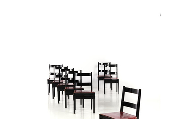 Torbjorn Groot (XX) Série de huit chaises