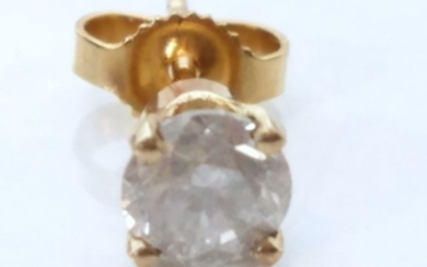 14K Gold earring set with diamond 0.47...