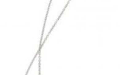 55042: Diamond, Platinum Necklace, Tiffany & Co. The