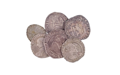 6 monnaies : Charles IX 1560-1574. Double... - Lot 42 - Maison R&C, Commissaires-Priseurs Associés