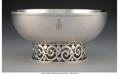 74242: A Tiffany & Co. Silver Footed Bowl, New York, 19