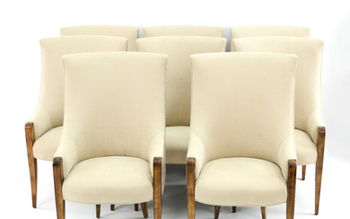 (8) PLATINUM COLLECTION DINING CHAIRS BY SWAIM