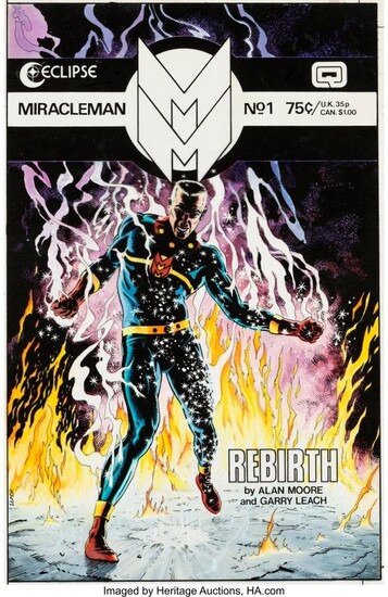 95242: Garry Leach Miracleman #1 Cover Original Color P