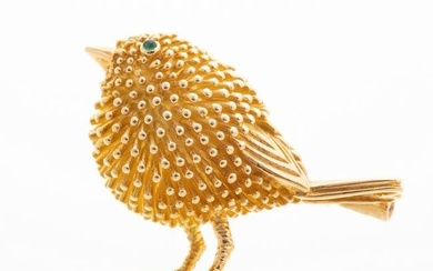 A 1993 Tiffany & Co. 18K Bird Brooch