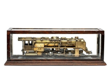 A Brass 4-6-2 Locomotive Model