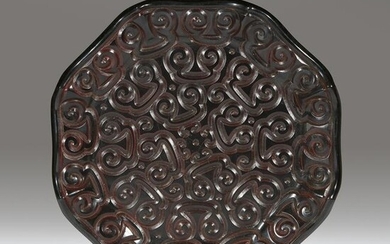 A Chinese "Tixi" lacquer dish, Ming dynasty