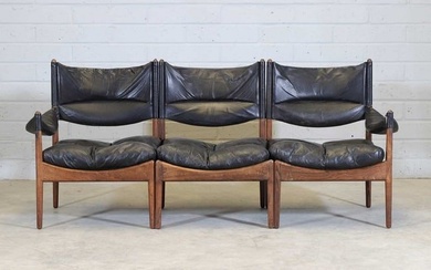 § A Danish 'Modus' rosewood modular sofa