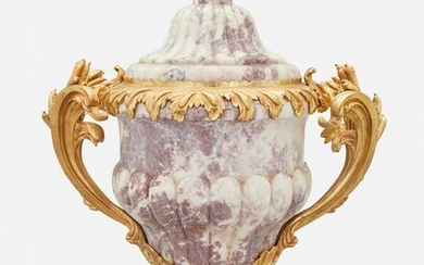 A Francois Linke gilt-bronze mounted marble urn