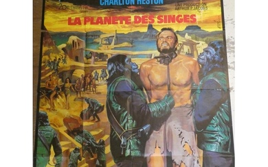 A French Planet of the Apes film poster, by Ets. Saint-Marti...