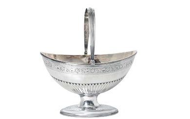 A George III Silver Sugar-Bowl Maker's Mark Rubbed, London, 1790