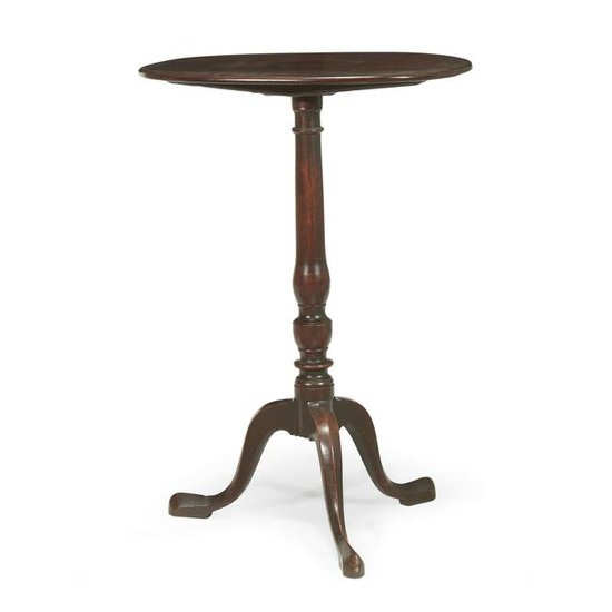 A George III mahogany candlestand, second half 18th