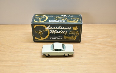 A Lansdowne Models (Brooklin Models) 1:43 scale white metal model, LDM 24 1961 Ford Capri, in
