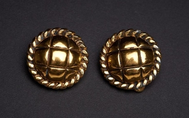 A PAIR OF EARRINGS BY CHANEL