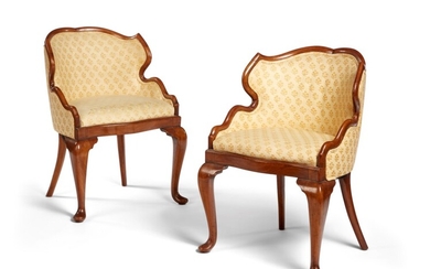 PAIR OF NORTH EUROPEAN FRUITWOOD CHAIRS, 19TH/20TH CENTURY