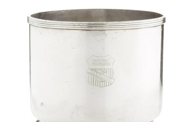A U.P.R.R SILVER PLATE ICE BUCKET W/OVERLAND ROUTE LOGO