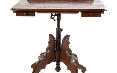 A Victorian Adjustable Table