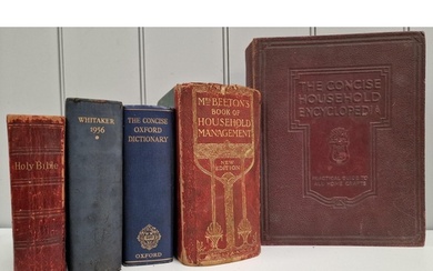 A collection of five antique & vintage books. To include 191...