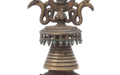 A copper alloy Stupa